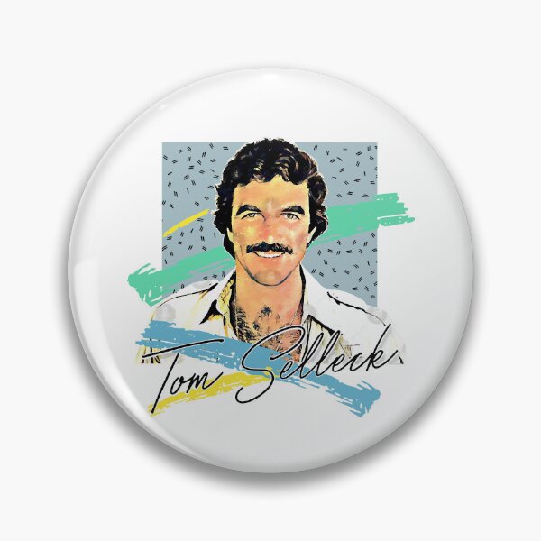 Item preview, Tom Selleck Funny Retro 80s Famous Actor designed and sold by SusanGrz.
