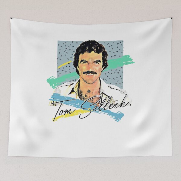 Item preview, Tom Selleck Funny Retro 80s Famous Actor designed and sold by SusanGrz.