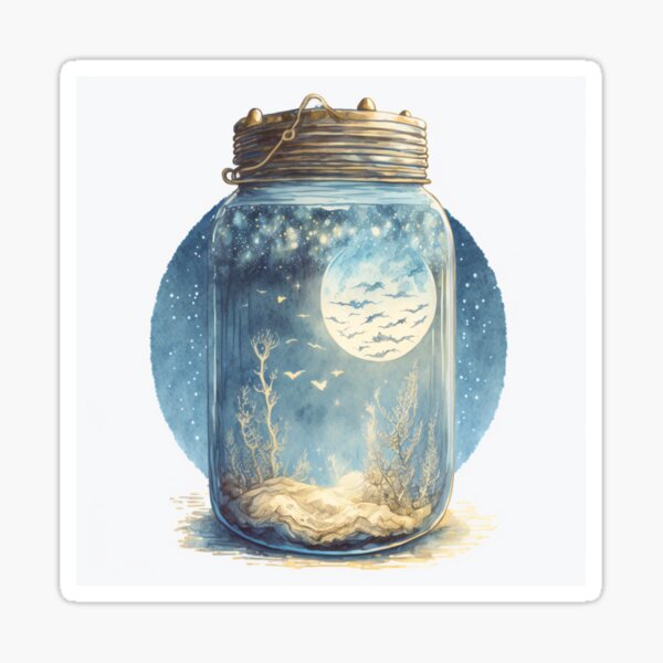 Dreaming by the Fire  Large Mason Jar – wicksforwags