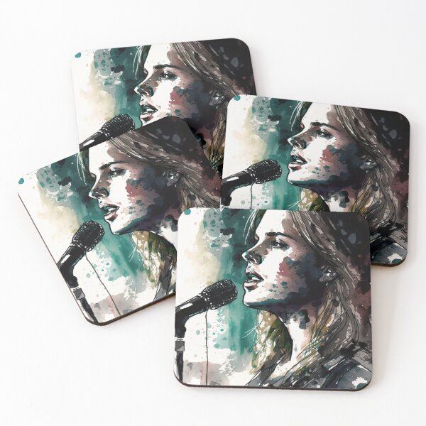 Item preview, Watercolor drawing of a singer designed and sold by M0thergoose.