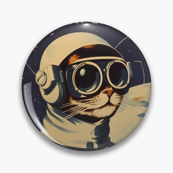 Item preview, Cat Space Program Propaganda Artwork #10 designed and sold by ArcStormDesigns.