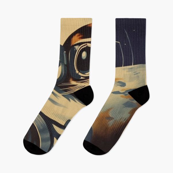 Item preview, Cat Space Program Propaganda Artwork #10 designed and sold by ArcStormDesigns.