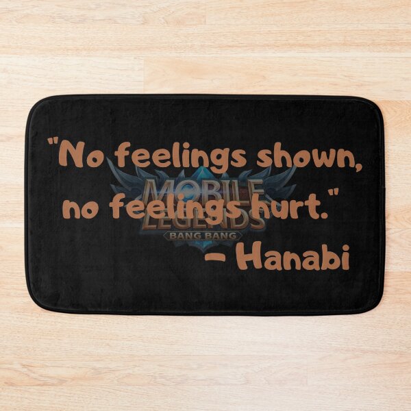 Item preview, Mobile Legends Bang Bang Hanabi No feelings shown, no feelings hurt. designed and sold by Kormix.