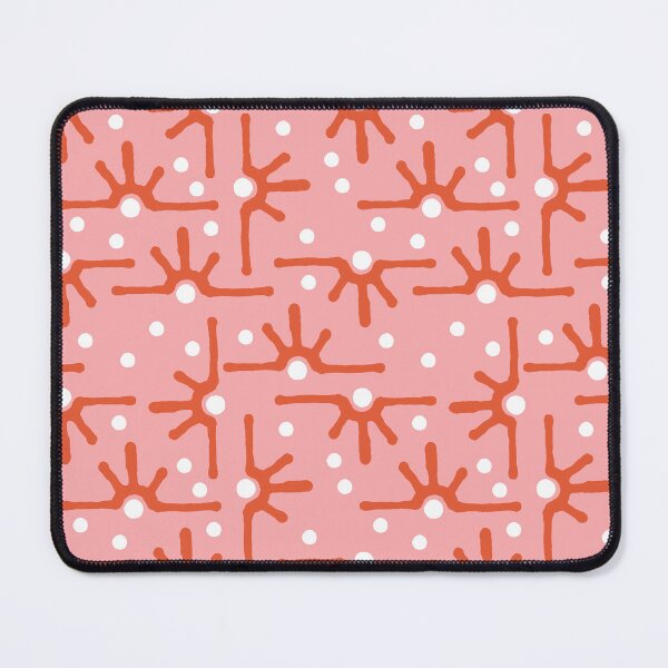 Item preview, Fun 90's Inspired Pink, Red and White Squiggle Line Pattern designed and sold by ArtShiftFL.