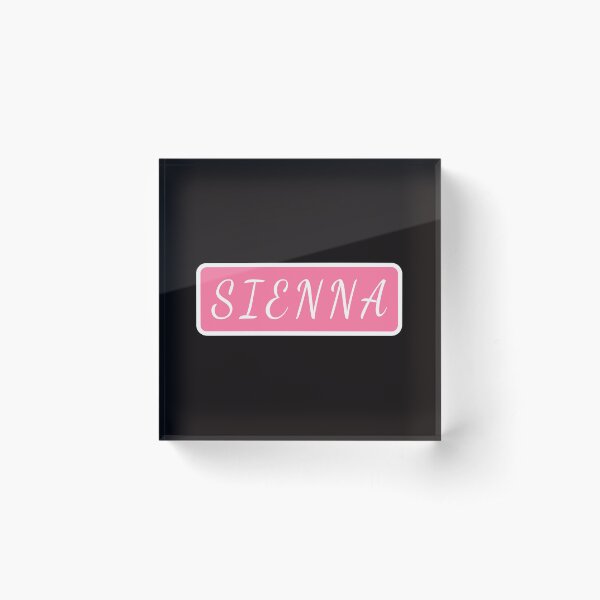 Item preview, Sienna Girls Name designed and sold by Jeallan Designs.