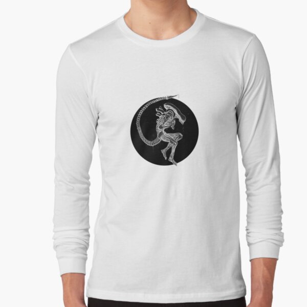 Predator Hunt manches longues T-shirt Ripley Prométhée Nostromo Weyland Fan Face Hugger