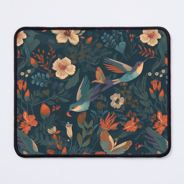 Item preview, bohemian hummingbird pattern designed and sold by Dreamakerstudio.