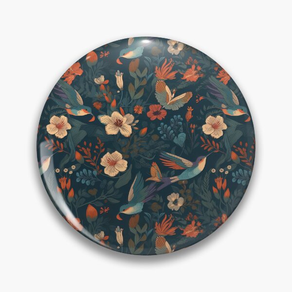 Item preview, bohemian hummingbird pattern designed and sold by Dreamakerstudio.