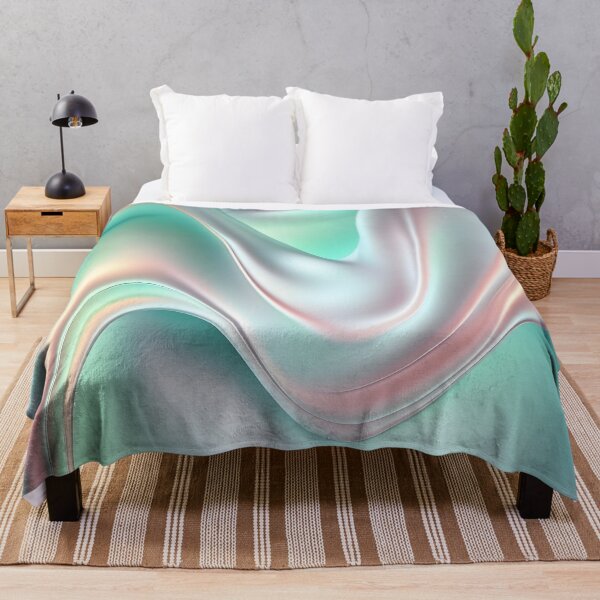 Item preview, Holographic neon curved wave in motion. Holographic wallpaper background. Gradient designed and sold by anytka.