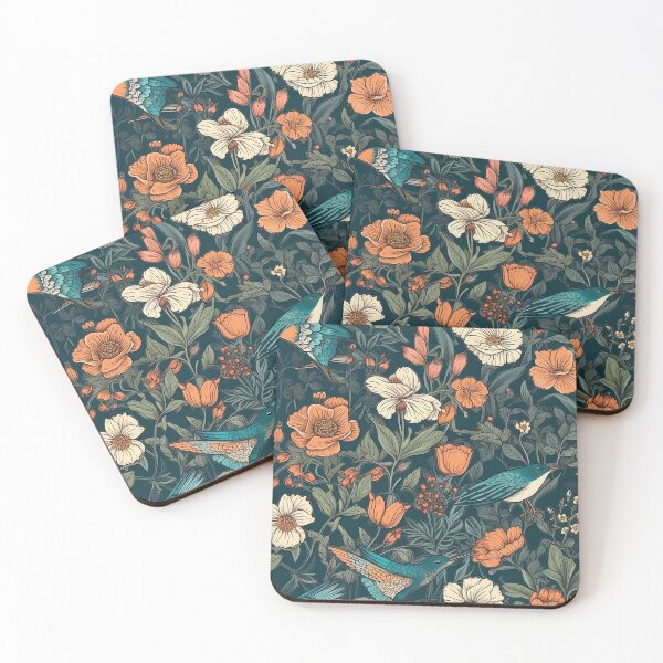 Item preview, boho hummingbird pattern designed and sold by Dreamakerstudio.