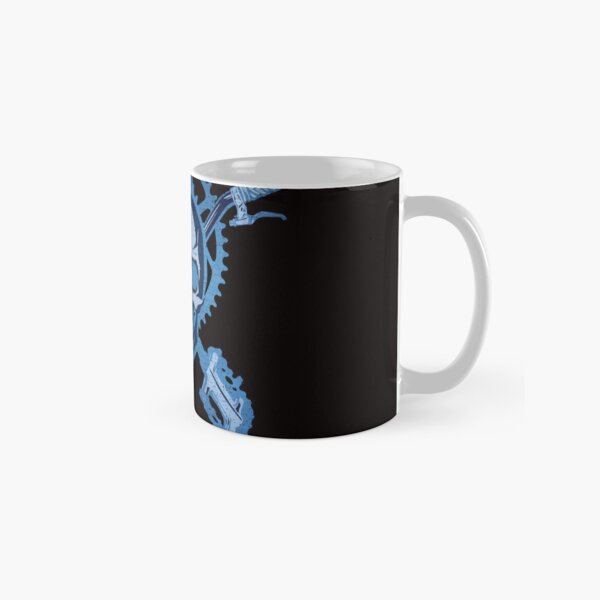 Item preview, Bicycle skull and crossbones (blue) designed and sold by MunkeeWear.