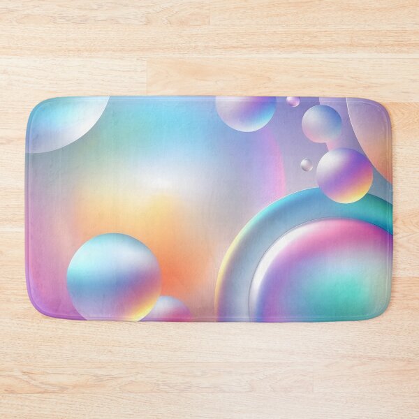 Item preview, Wallpaper background with floating bubbles. Holographic wallpaper background designed and sold by anytka.