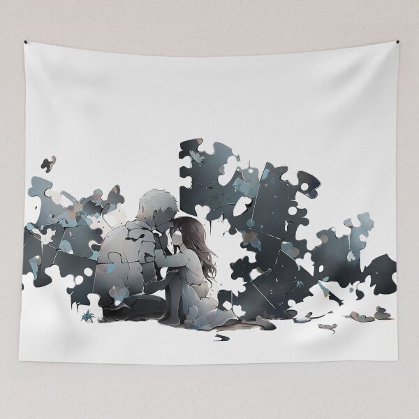 Item preview, We fall apart designed and sold by SalogwynLifeArt.