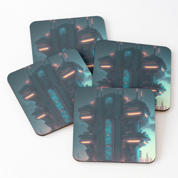 Item preview, Cyberpunk dystopian city designed and sold by CosmicAnomaly.