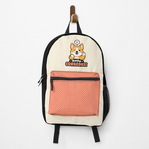 Item preview, Hello, Corgeous - Cute Corgi Pun designed and sold by Gudland.