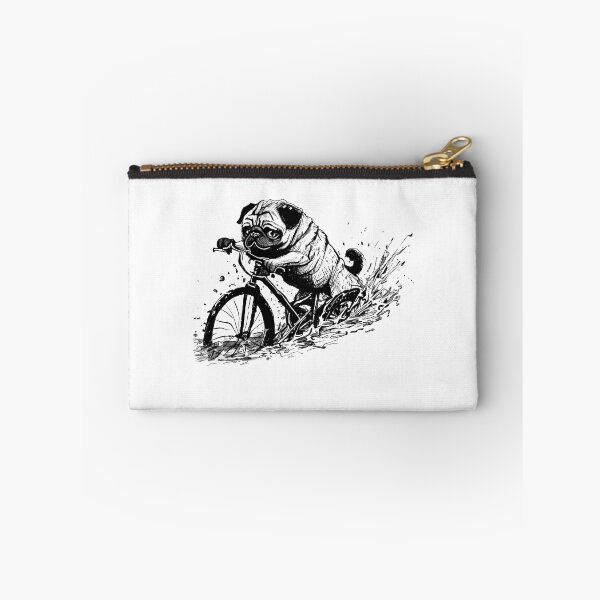 Item preview, Pug in Mud Bike Ride designed and sold by wanderingfools.