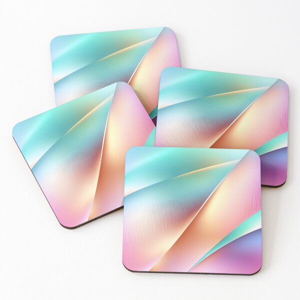 Item preview, Holographic neon curved wave in motion. Holographic wallpaper background. Gradient designed and sold by anytka.