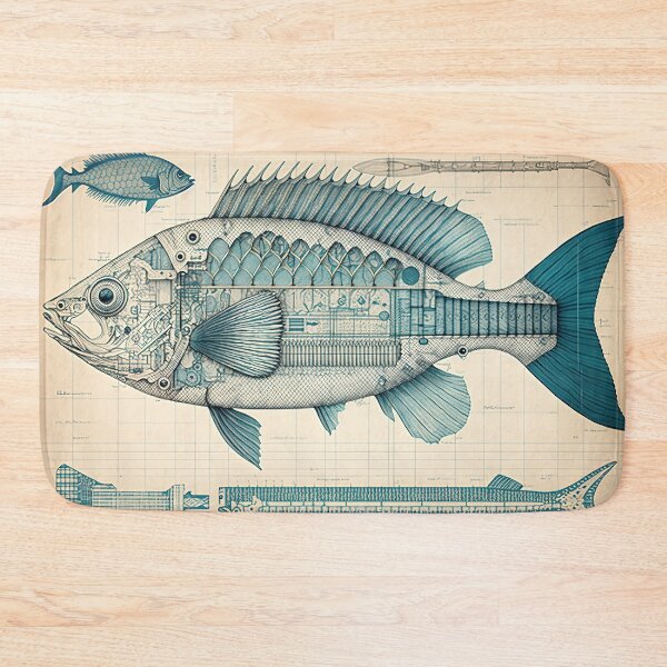 Item preview, Perch Fish Print designed and sold by danielliamgill.