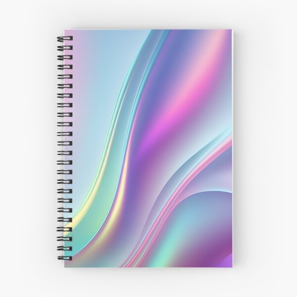 Item preview, Holographic neon curved wave in motion. Holographic wallpaper background. Gradient designed and sold by anytka.