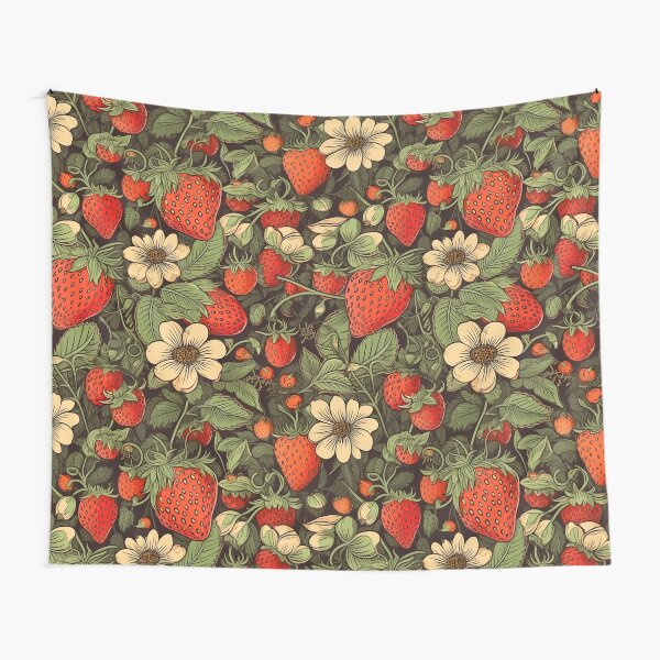 Item preview, Vintage Field of Strawberries Forever designed and sold by Darkhosis.