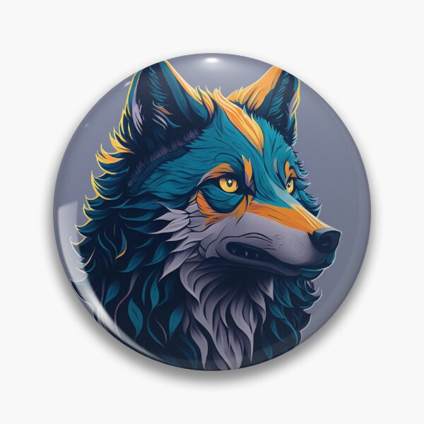 Item preview, wolf head designed and sold by Zyla Graphic.