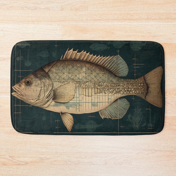 Item preview, Smallmouth Bass Fish Print designed and sold by danielliamgill.