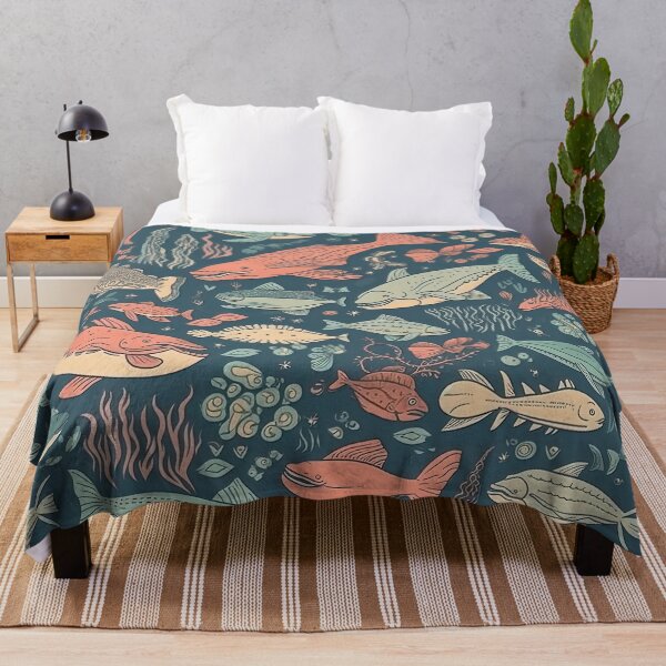 Item preview, boho underwater pattern designed and sold by Dreamakerstudio.