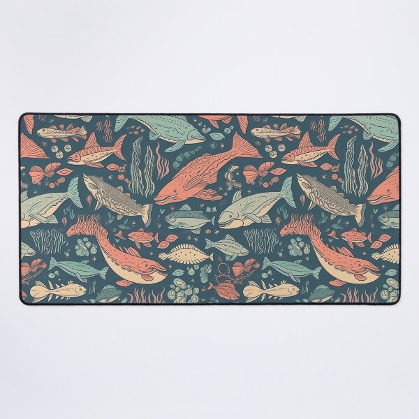 Item preview, boho underwater pattern designed and sold by Dreamakerstudio.