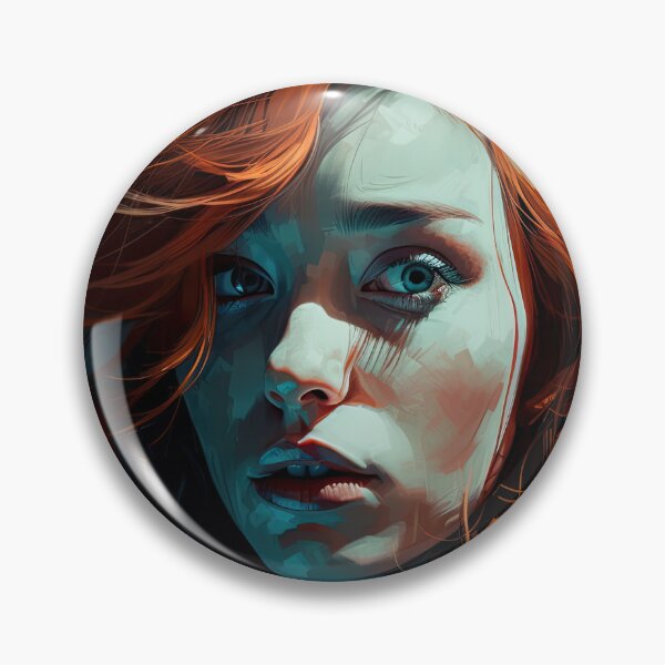 Artikelvorschau, Animated Brunette Girl Reacting with Surprise entworfen und verkauft von FireScreen.