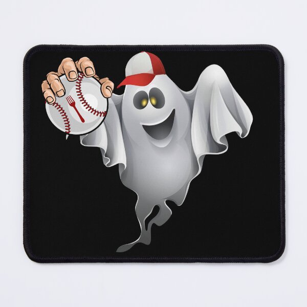Item preview, Ghost forkball with a ghost in a baseball cup And forkball designed and sold by Drzamag.