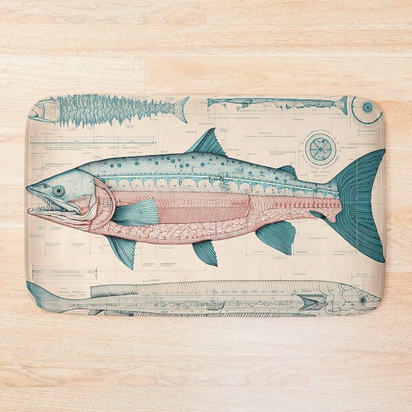 Item preview, Sockeye Salmon Fish Print designed and sold by danielliamgill.