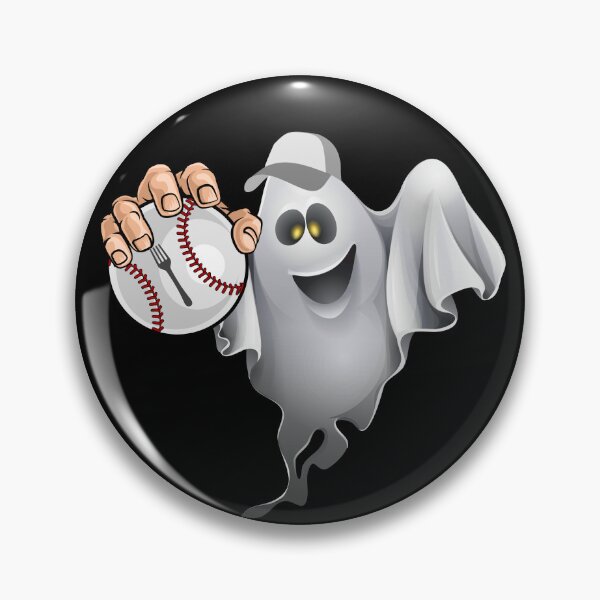 Item preview, Ghost forkball with a ghost in a baseball cup And forkball designed and sold by Drzamag.