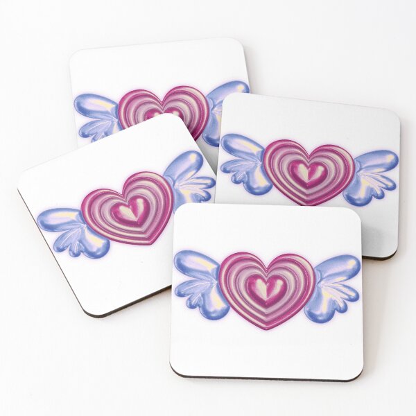 Item preview, heart with wings 3d neon designed and sold by Val art.
