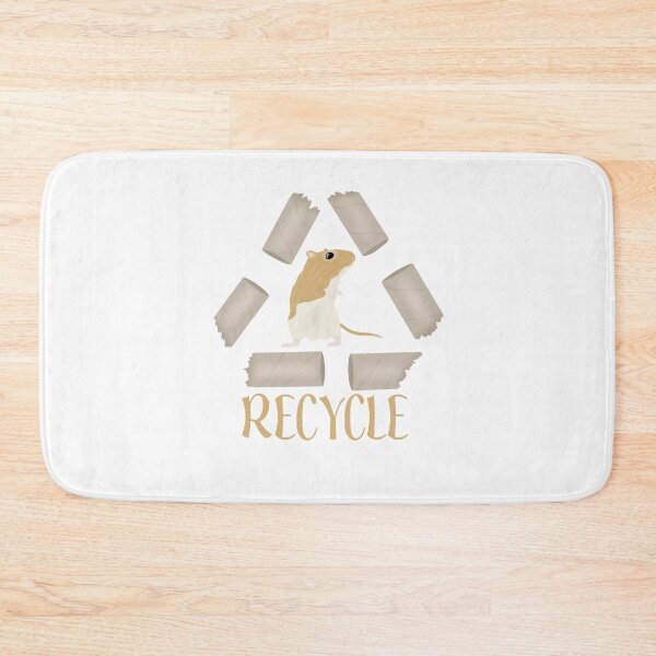 Item preview, Cute golden gerbil says recycle  designed and sold by Becky-Marie.