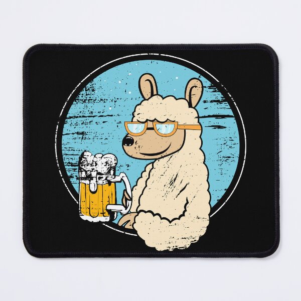 Item preview, Llama with dark beer designed and sold by monkesticker.