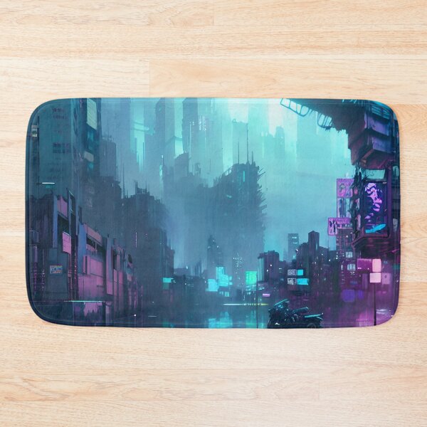 Item preview, Blue Haze - Cyber City Scene designed and sold by Delerat7.