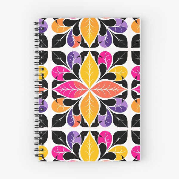 Item preview, Mary Quant-Inspired Florals in Autumn Tones designed and sold by TopArtsy.