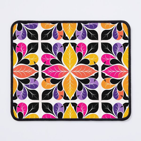 Item preview, Mary Quant-Inspired Florals in Autumn Tones designed and sold by TopArtsy.