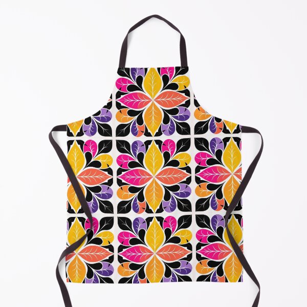 Item preview, Mary Quant-Inspired Florals in Autumn Tones designed and sold by TopArtsy.