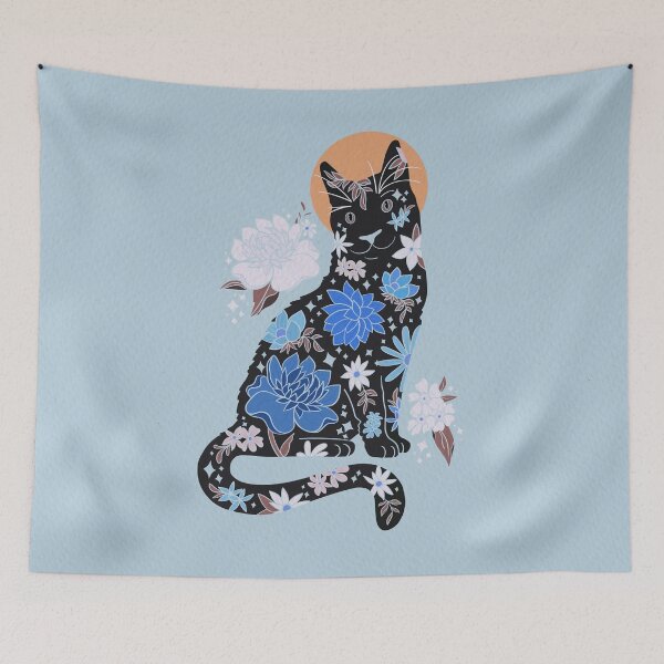 Item preview, Saint Oliver in Cerulean designed and sold by artsylyons.