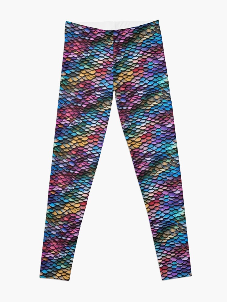 Chromatic Dragon Scale Leggings for Sale by ProtagonistWear
