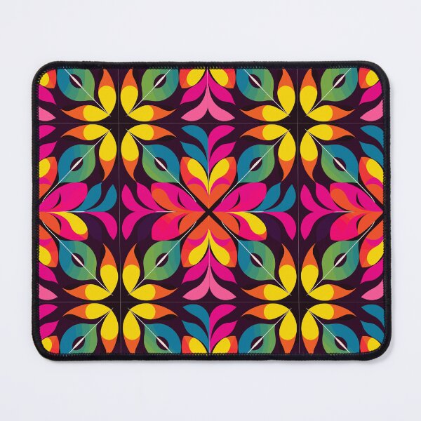 Item preview, Mary Quant-Inspired Autumn Leaves Pattern designed and sold by TopArtsy.