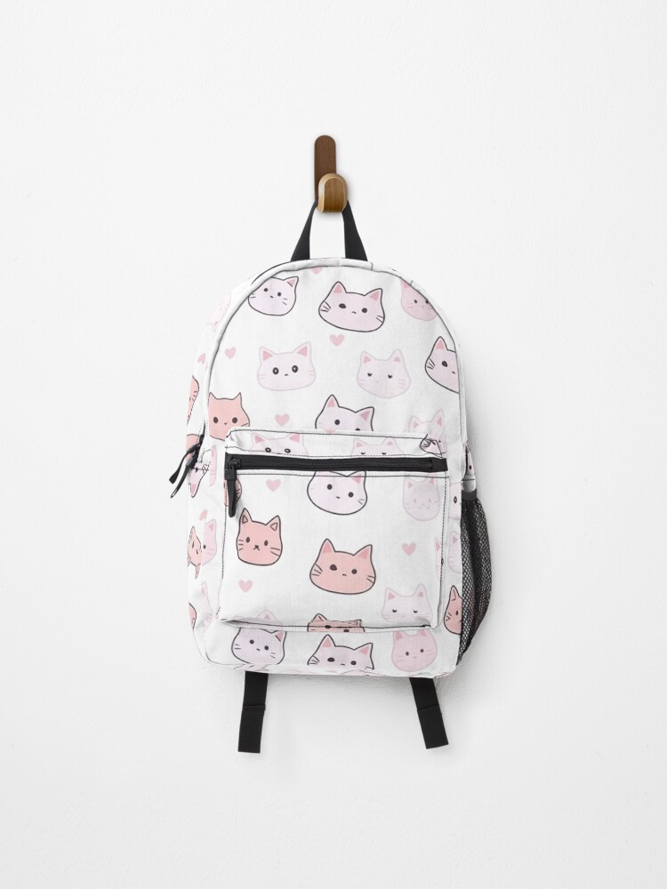 Thumbnail 1 of 3, Backpack, Cute Cat Pattern designed and sold by Splargo.