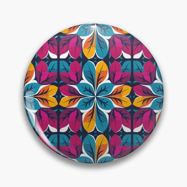 Item preview, Bold Autumn Leaves in Mary Quant Style designed and sold by TopArtsy.