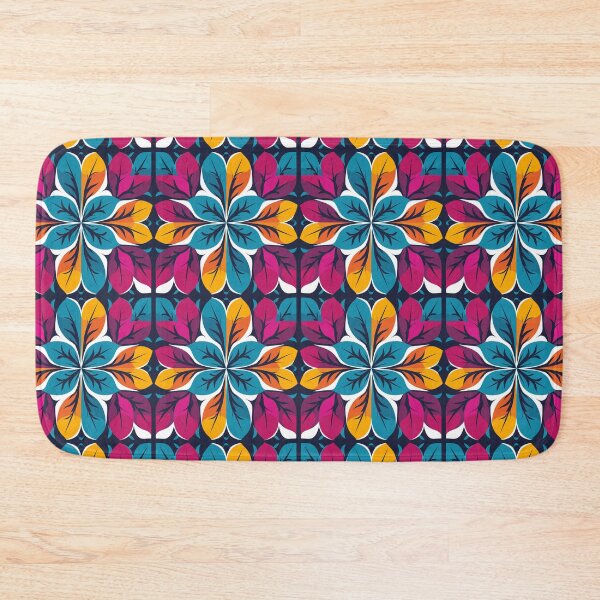 Item preview, Bold Autumn Leaves in Mary Quant Style designed and sold by TopArtsy.