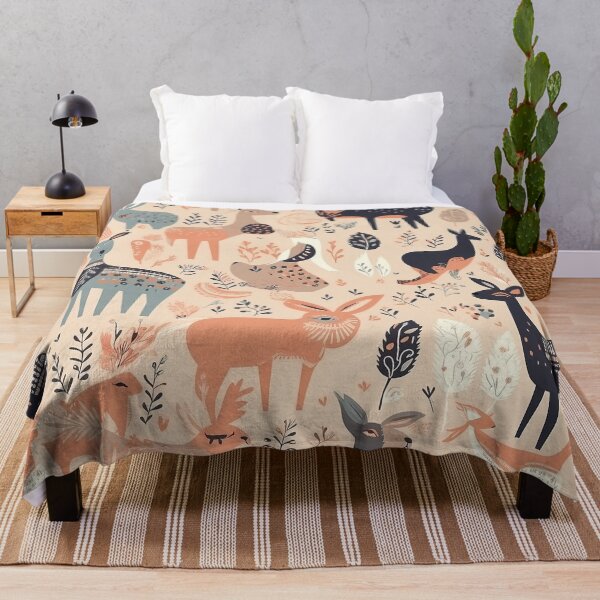 Item preview, animal inspired boho pattern designed and sold by Dreamakerstudio.