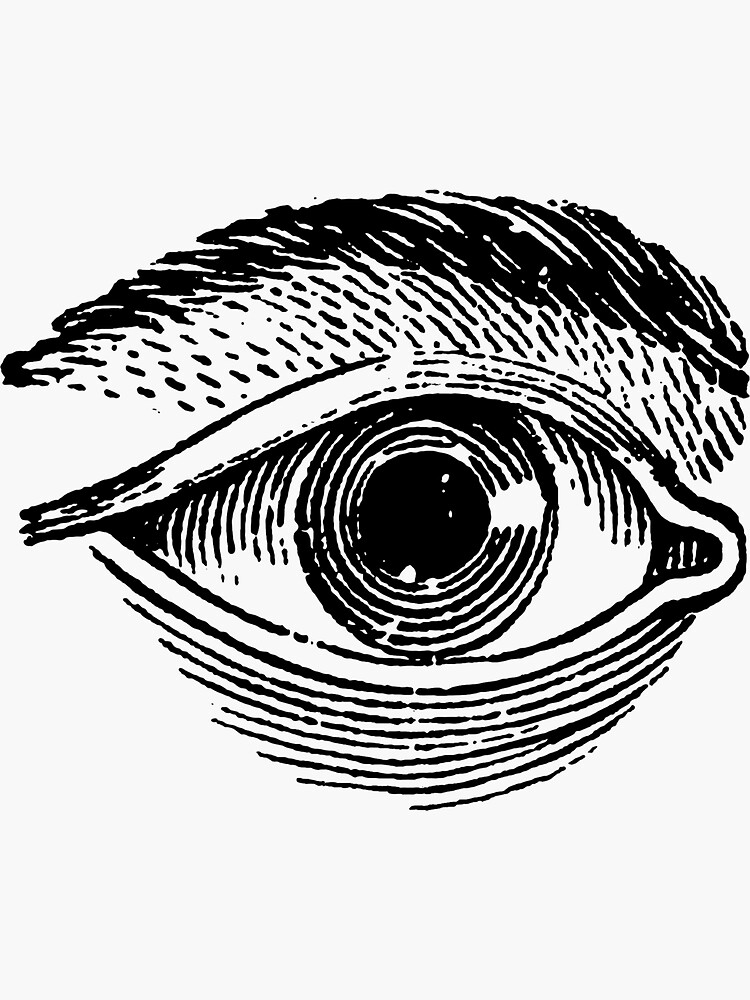 Eye-solation Sticker for Sale by mojovalley