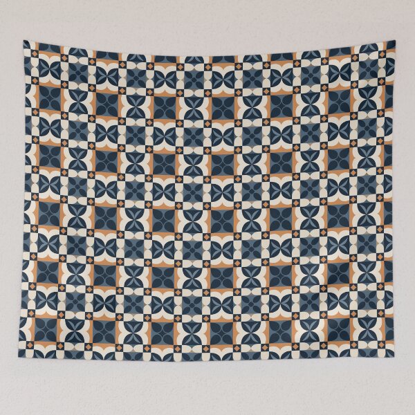 Item preview, Geometric Squares Pattern Inspired by Mary Quant designed and sold by TopArtsy.