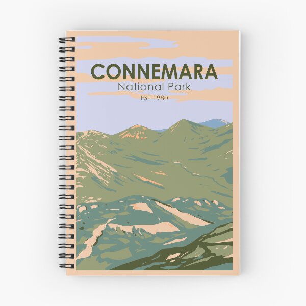 Item preview, Connemara National Park Ireland Twelve Bens Travel Art Vintage designed and sold by KrisSidDesigns.