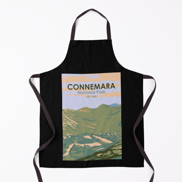 Item preview, Connemara National Park Ireland Twelve Bens Travel Art Vintage designed and sold by KrisSidDesigns.
